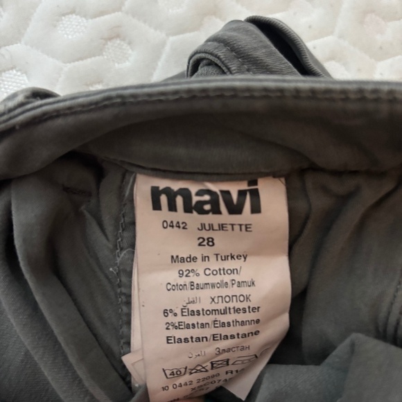 Grey Mavi Juliette cargo jeans - Picture 1 of 4